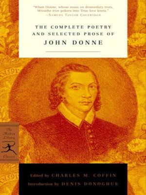 The Complete Poetry & Selected Prose of John Donne - ebook